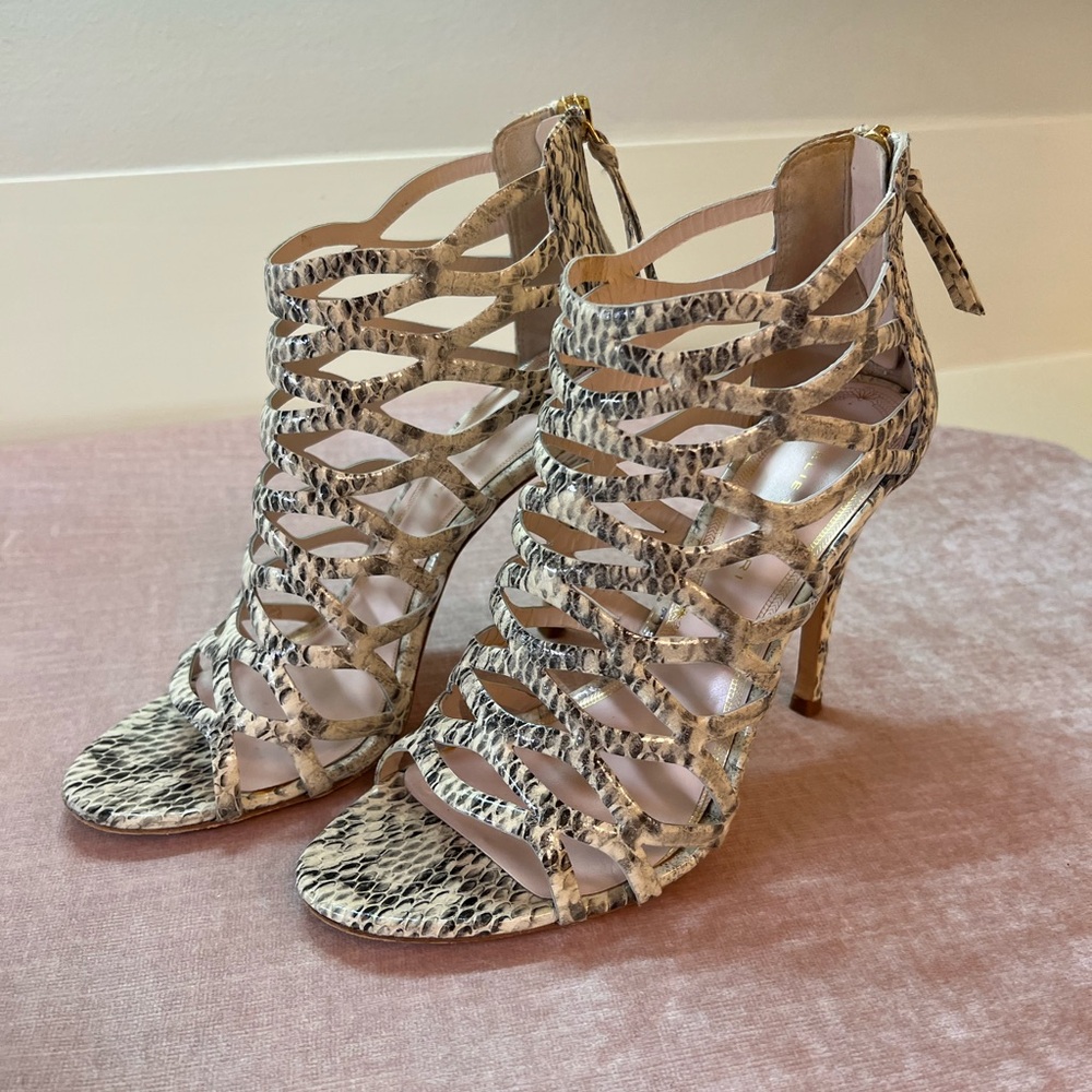 Elie Tahari Strappy Heels, EU Size 37.5, US Size 7